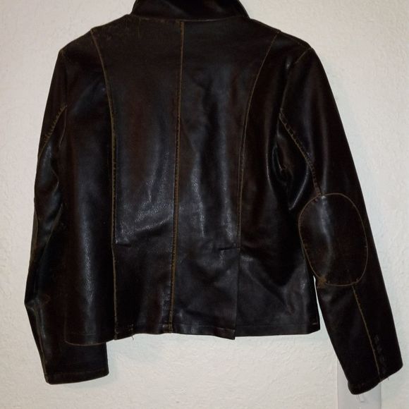 Vintage RVT CLOTHING Faux/Vegan Leather Jacket - Picture 7 of 9